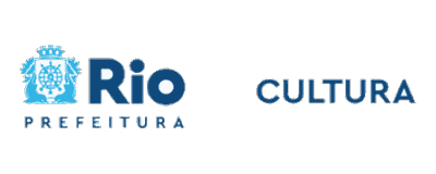 Logo da Prefeitura do Rio ao lado da palavra Cultura, da Secretaria Municipal de Cultura